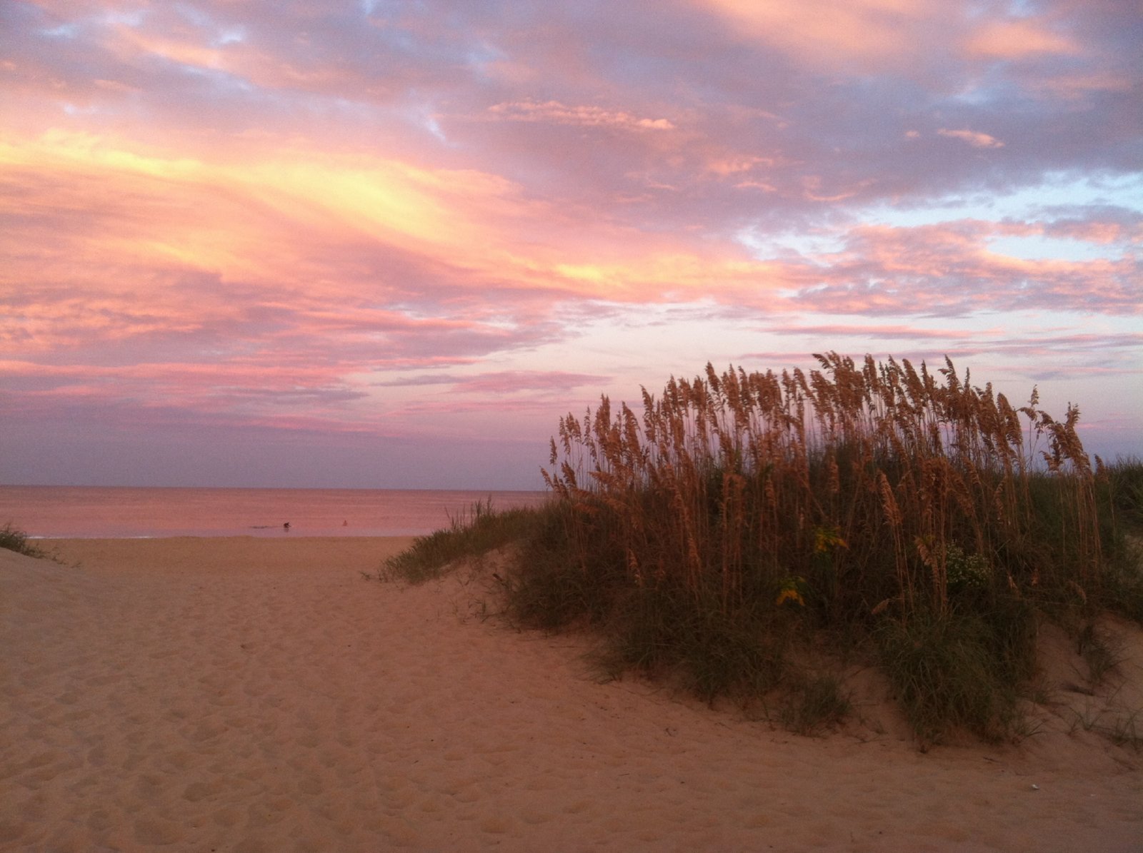 Beach View from Sandbridge Island Restaurant